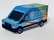 Simple to make No glue papermodel Library bookmobile!