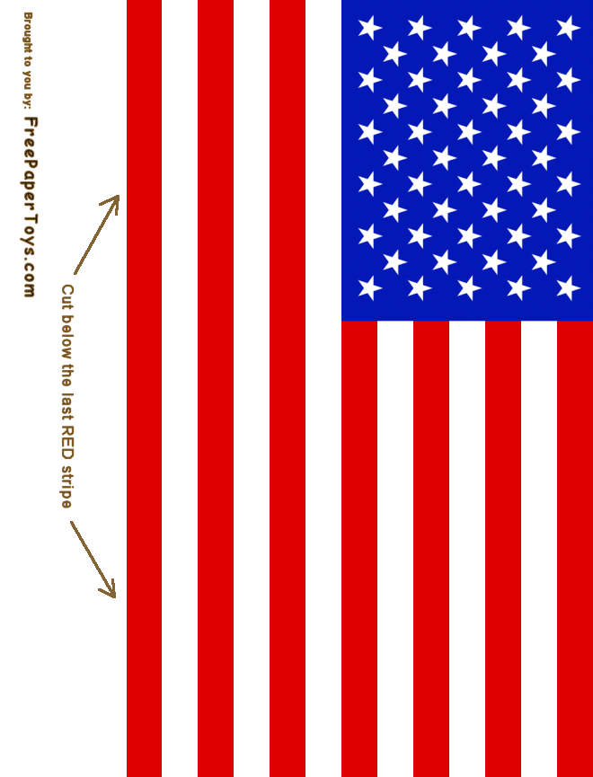 Printable American Flag images