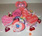 Paper model heart shaped Valetine gift boxes